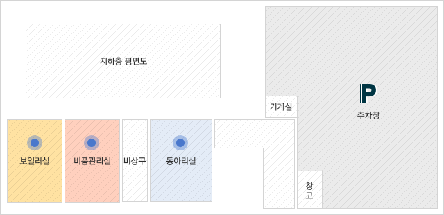 지하층 평면도